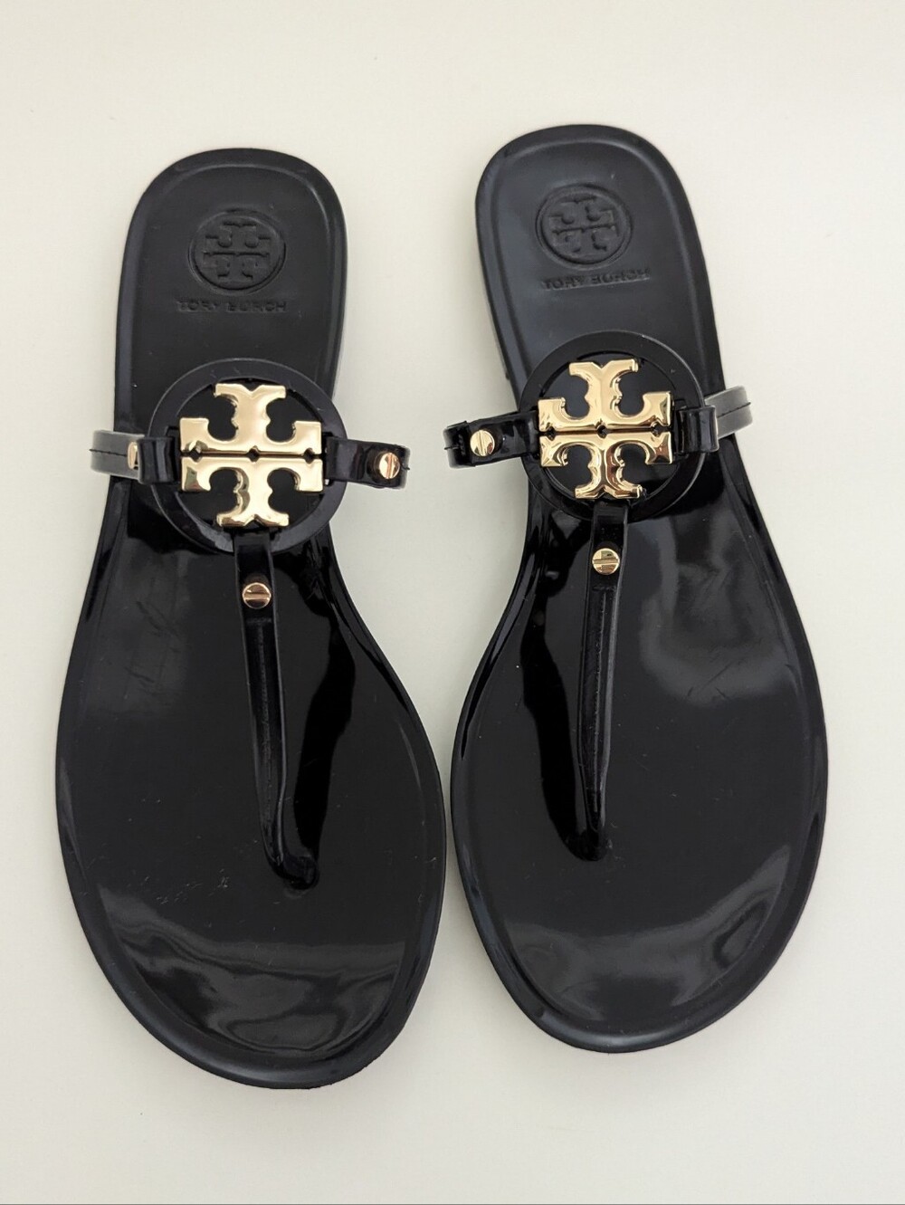 GUC! Tory Burch Mini Miller Sandal In Black Size 7